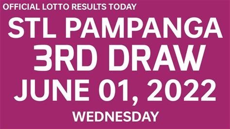 stl pampanga 3rd draw today|STL Result Today, PCSO Lotto Results at 10:30AM, 3PM, 7PM, .